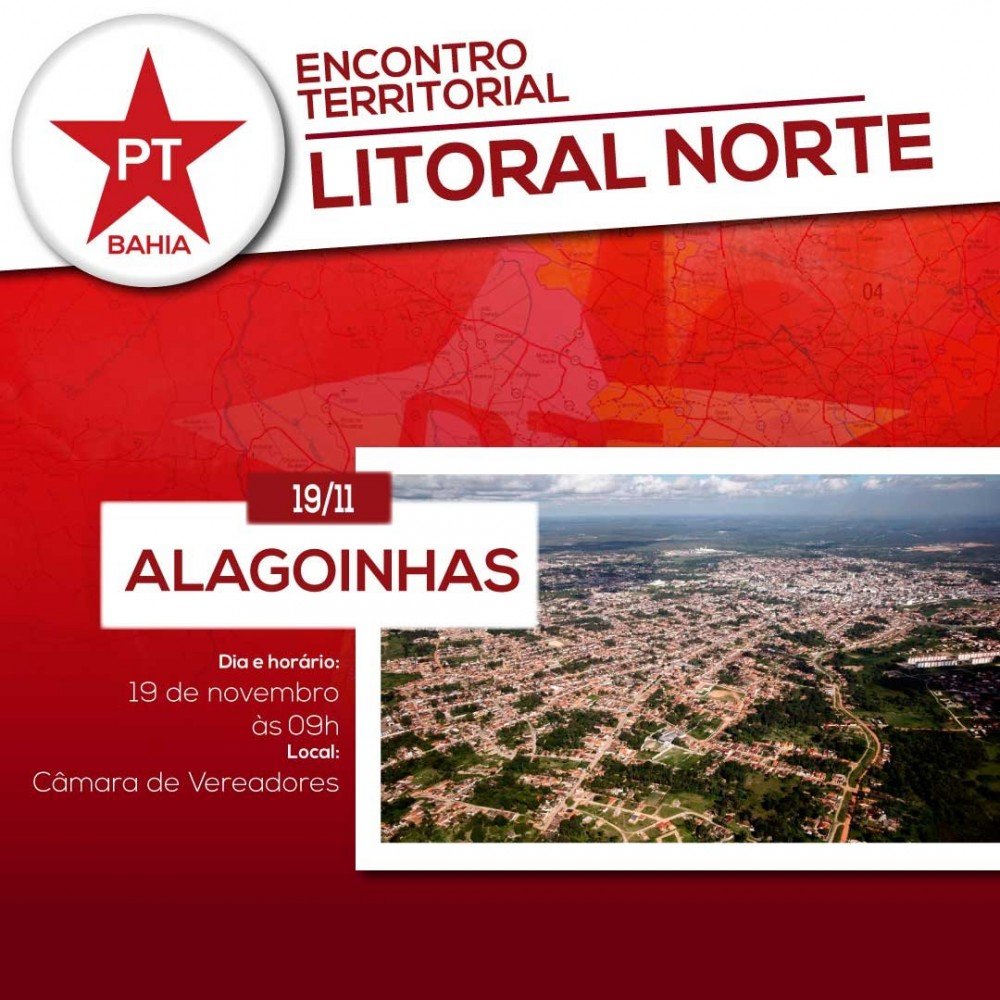 PT promove Encontro Territorial do Litoral Norte