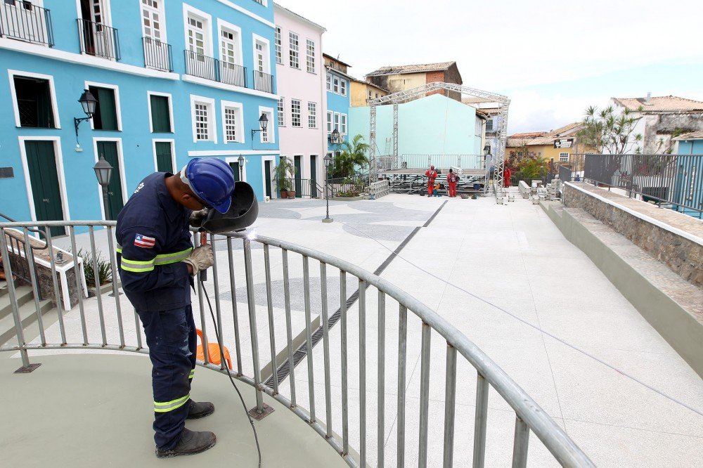 Largos do Pelourinho serão entregues no próximo dia 4