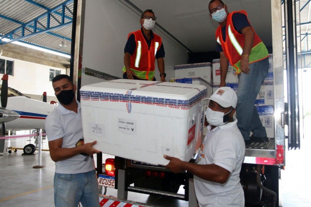 Vacina - A Bahia recebeu nova carga na manhã de hoje (20)