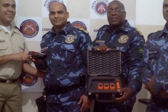 Guarda Municipal de Alagoinhas recebe equipamento da 56ª Companhia Independente da Polícia Militar