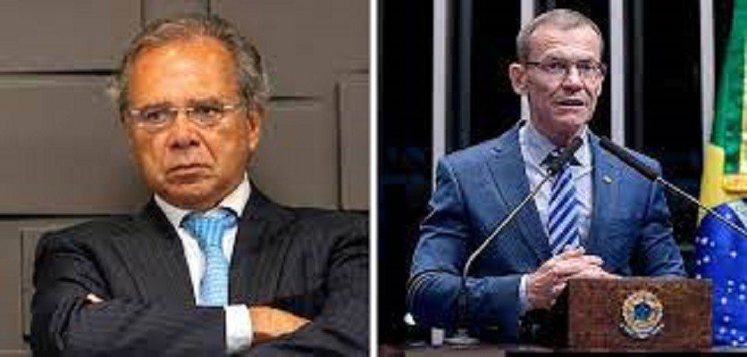 Senador Contarato cobra explicações de Guedes na CPI da Covid por falta de auxílio à população