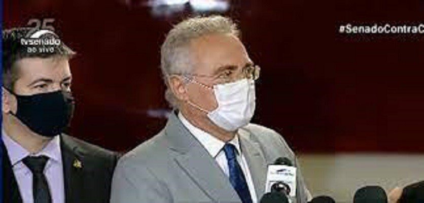 Flávio Bolsonaro é ironizado por Renan Calheiros: finalmente aderiu à ciência