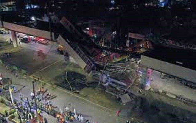 Desabamento de viaduto do metrô no México deixa ao menos 20 mortos e 70 feridos