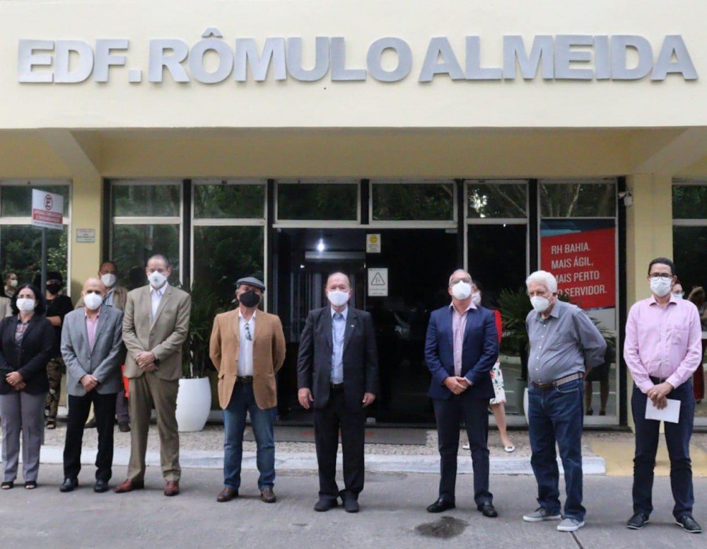 Nova fachada do prédio da SDE homenageia economista Rômulo Almeida