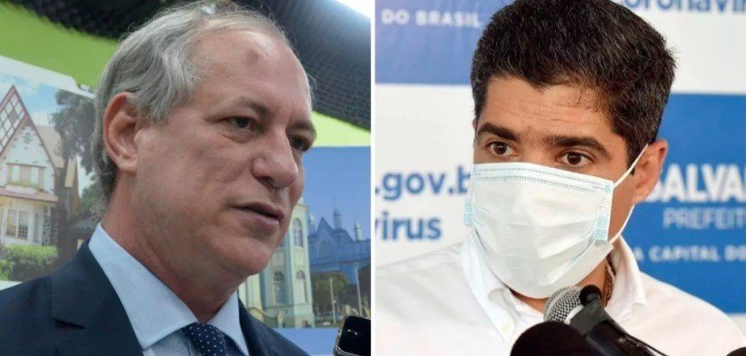 Ciro Gomes reafirma sua aliança com direita com ACM Neto, do DEM