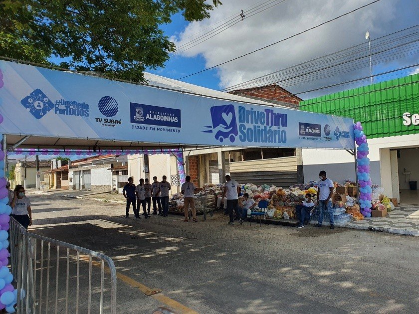 Drive Thru Solidário- Encerrada a distribuição das doações. Veja balanço