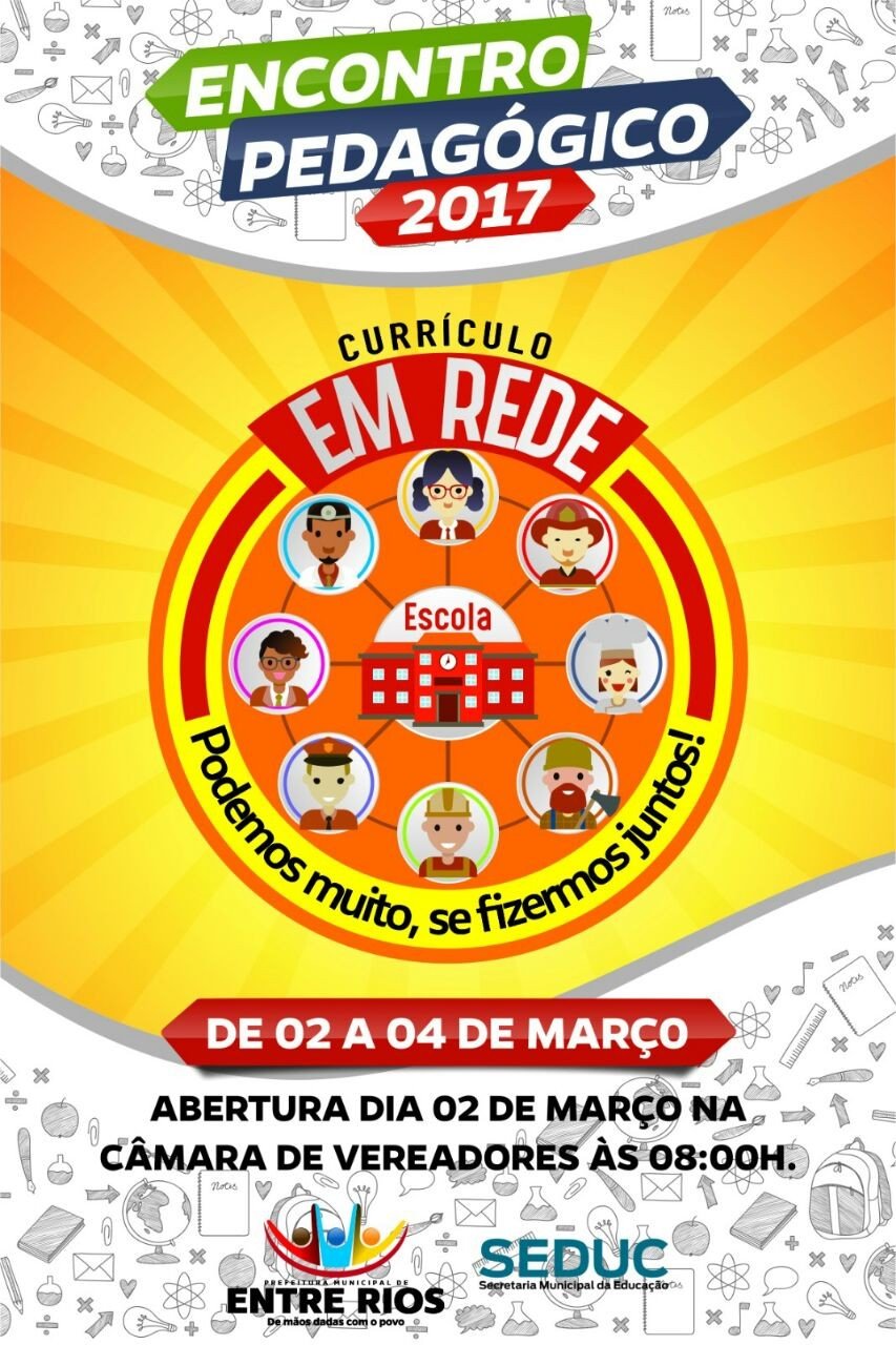 Entre Rios: Encontro Pedagógico 2017 reúne mais de 700 profissionais para planejamento do ano letivo