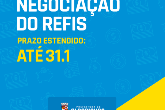 Prazo prorrogado pela Prefeitura para negociação do REFIS termina na próxima quarta-feira (31)