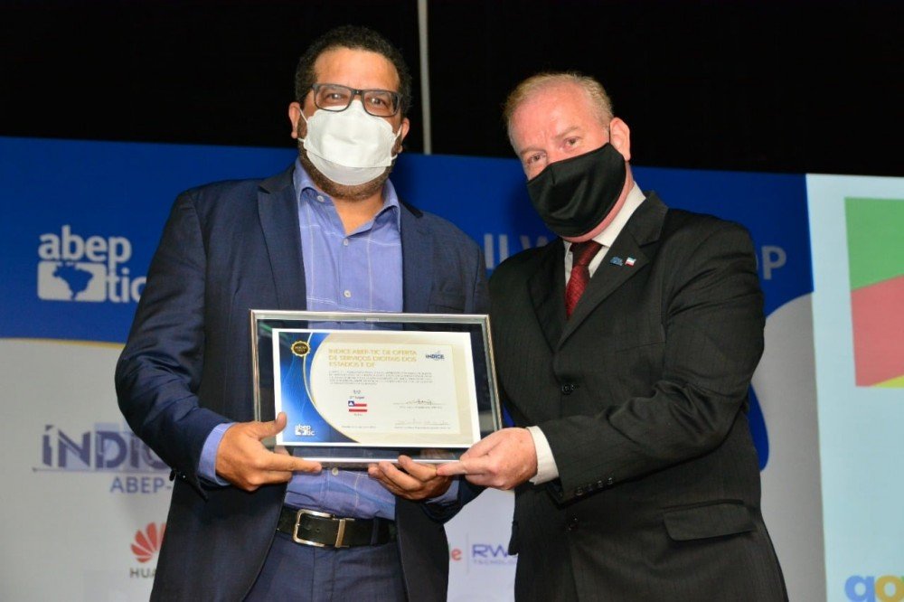 Bahia é premiada por destaque em Índice de Oferta de Serviços Públicos Digitais