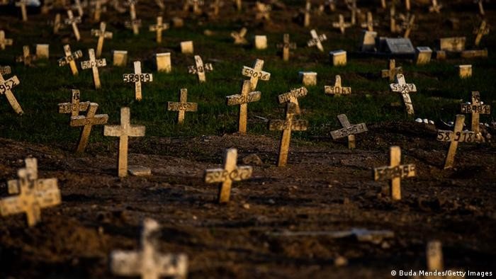 Covid-19 - Brasil supera 570 mil mortes