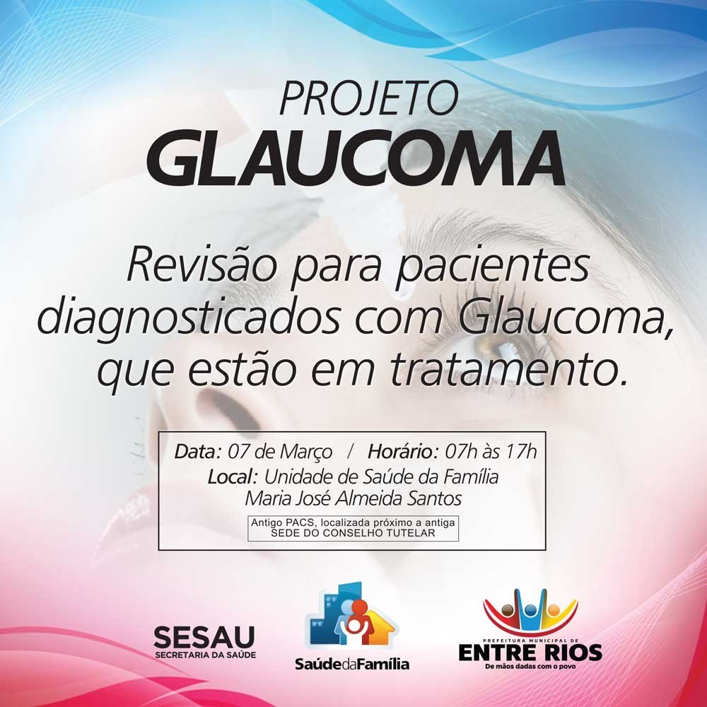 Entre Rios. Prefeitura convoca pacientes atendidos pelo Projeto Glaucoma
