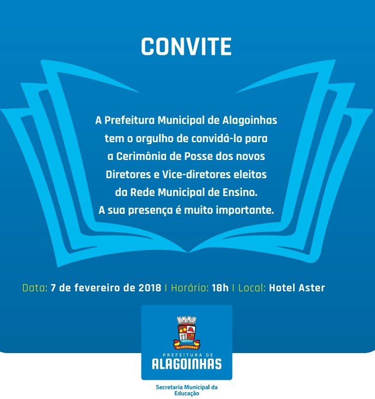 Prefeitura realiza cerimônia de posse para os diretores e vice-diretores eleitos das escolas municipais