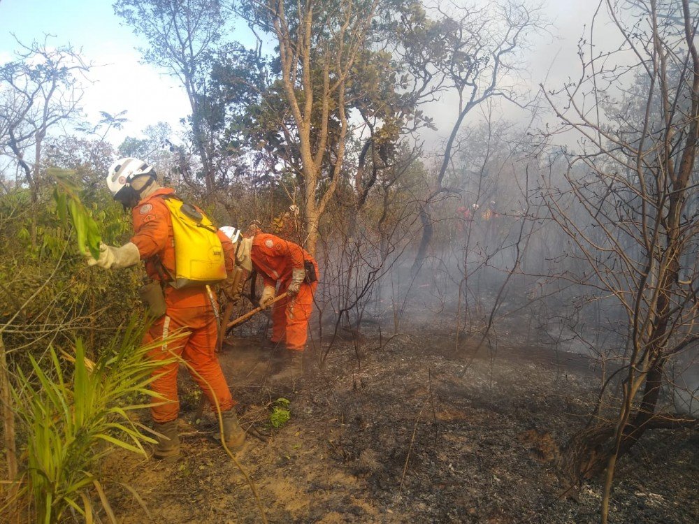 Aeronaves do Governo do Estado reforçam combate aos incêndios florestais na Bahia