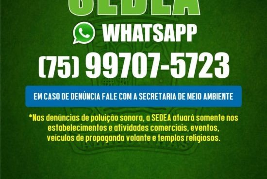 Prefeitura de Alagoinhas lança canal de denúncias sobre questões ambientais via WhatsApp