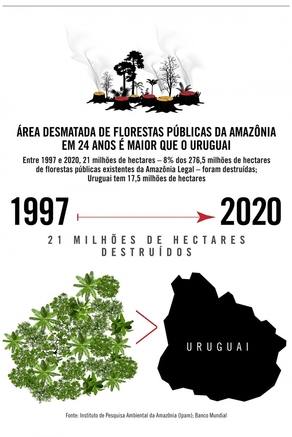Amazônia sufocada