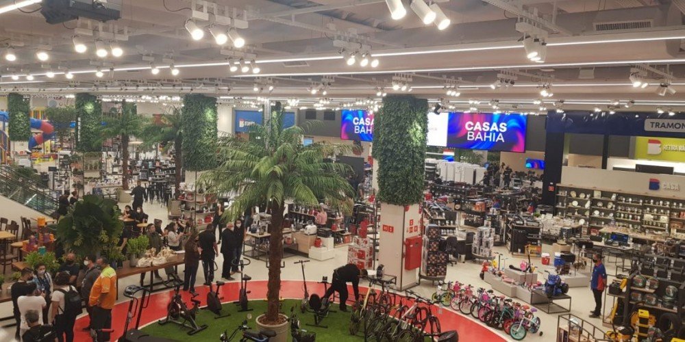 Conheça a nova megaloja da Casas Bahia, criada para ser um laboratório de inovações do varejo