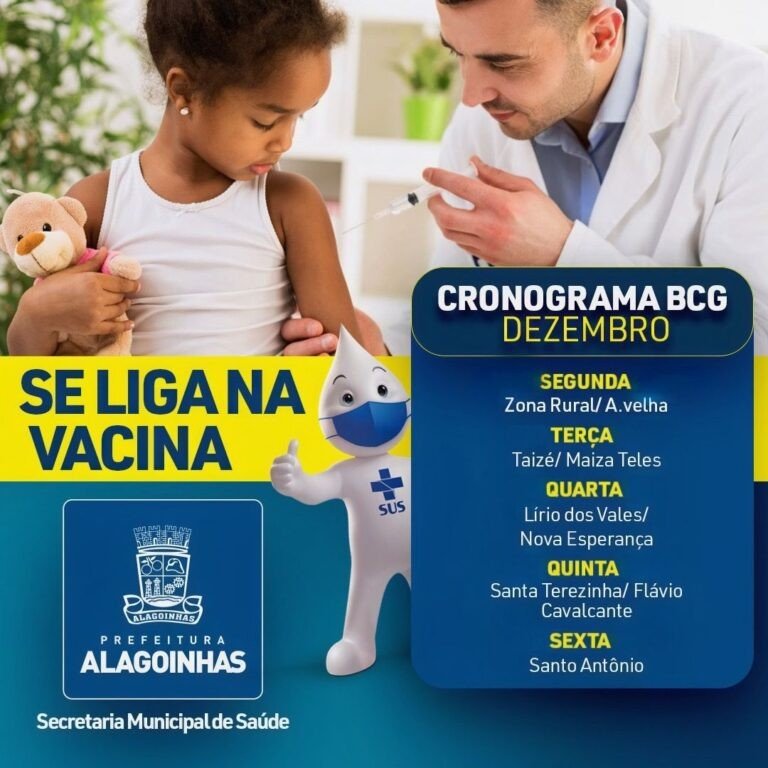 SESAU inicia aplicação da vacina BCG em recém-nascidos