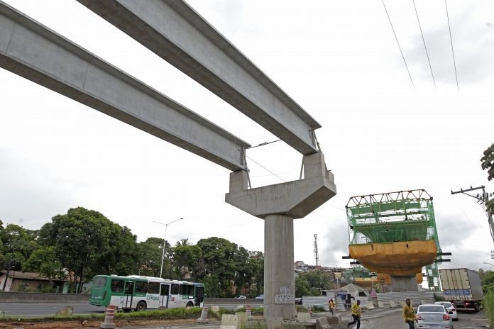 Obras do tramo III do metrô se aproximam dos 60% de conclusão
