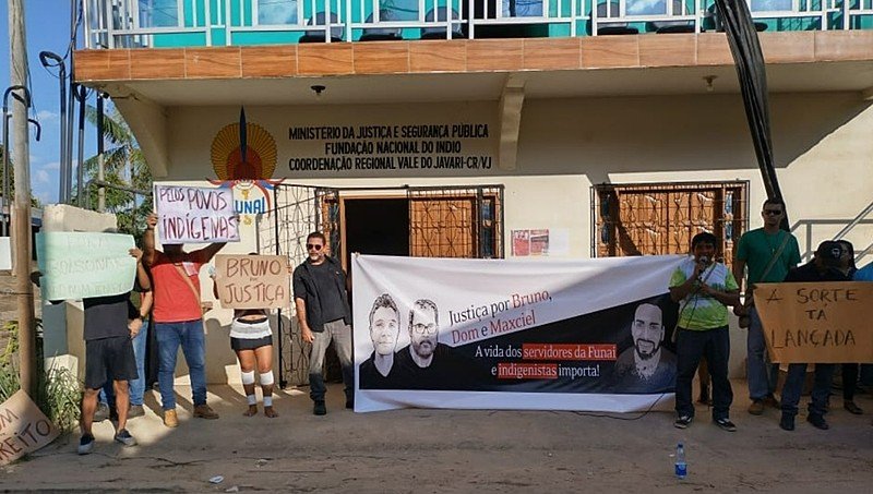 Greve na Funai rompe silenciamento em cidades onde defensores dos indígenas vivem sob ameaça