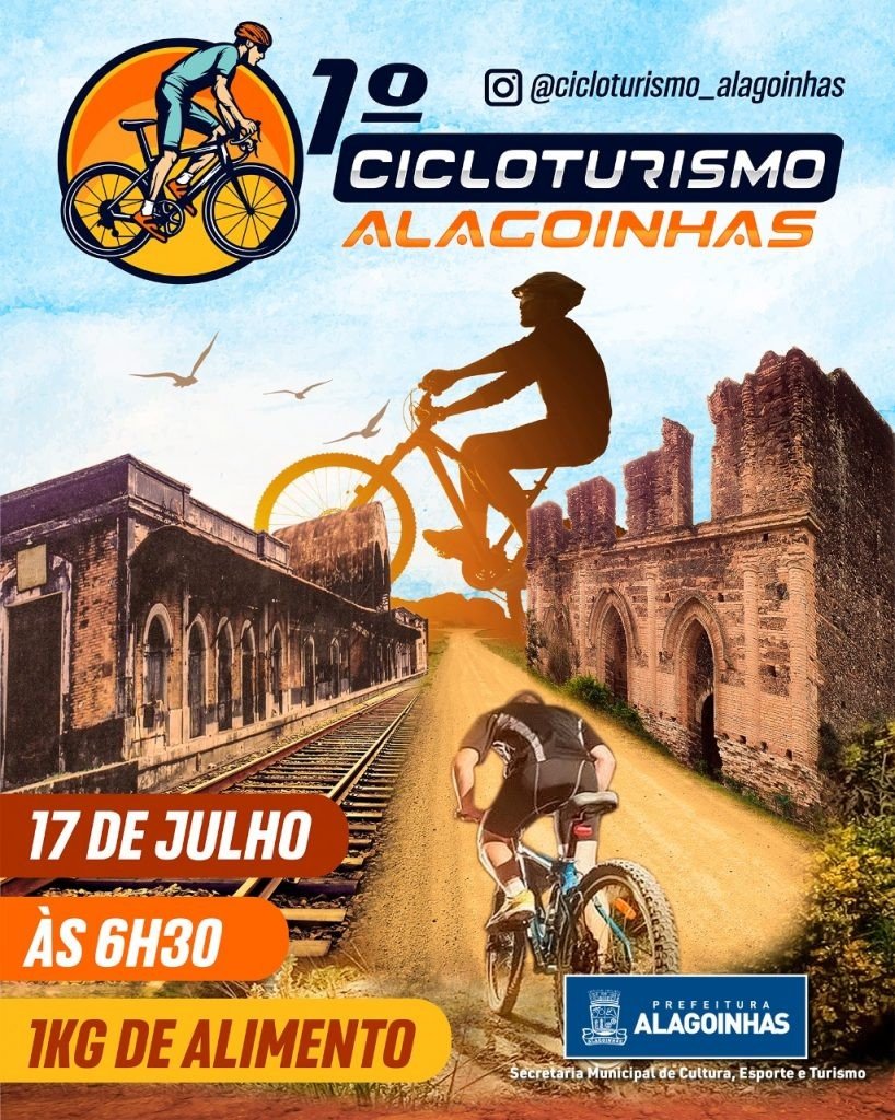 Com apoio da Prefeitura, 1° Cicloturismo de Alagoinhas acontece no dia 17 de julho