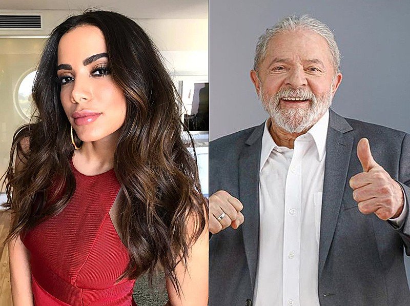 Com apoio de Anitta, número de seguidores de astros que apoiam Lula salta para 330 milhões, mais do que o dobro de Bolsonaro