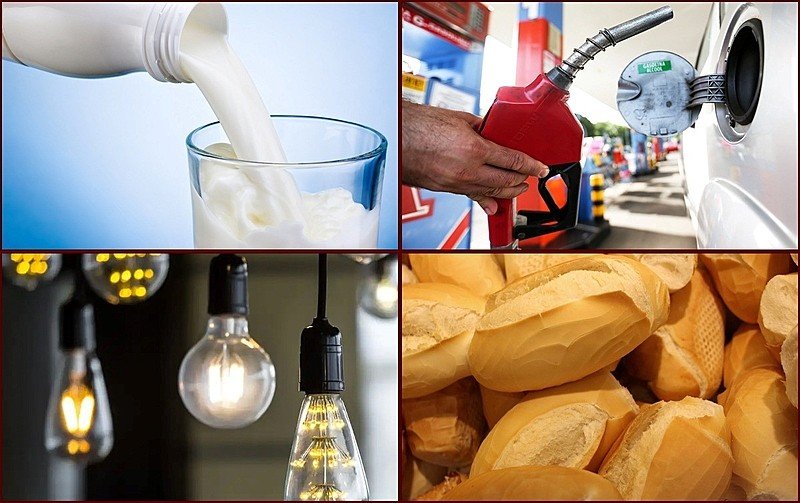 ‘Prévia’ da inflação em julho: preços de alimentos sobem, combustíveis caem