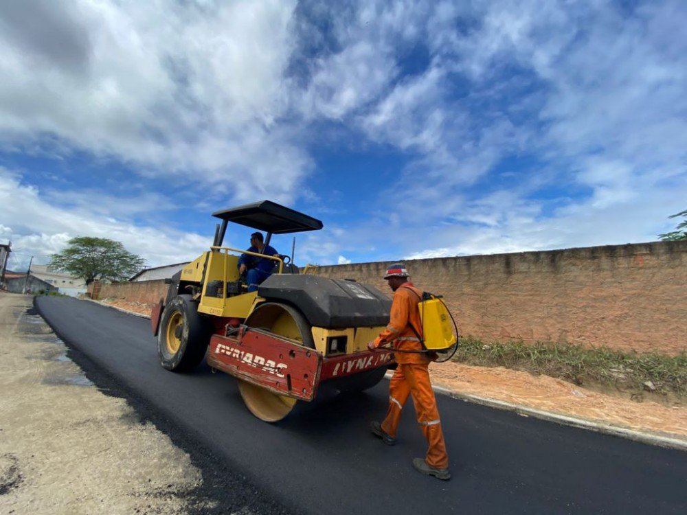 Prefeitura realiza pavimentação da Travessa Conselheiro Junqueira