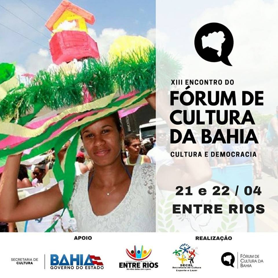 Entre Rios recebe XIII Encontro do Fórum de Cultura da Bahia
