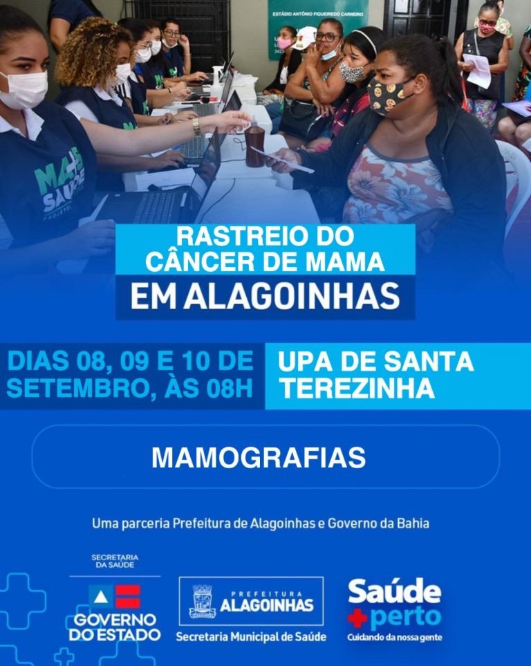 Alagoinhas - exame de rastreio de câncer de mama na UPA de Sta. Terezinha