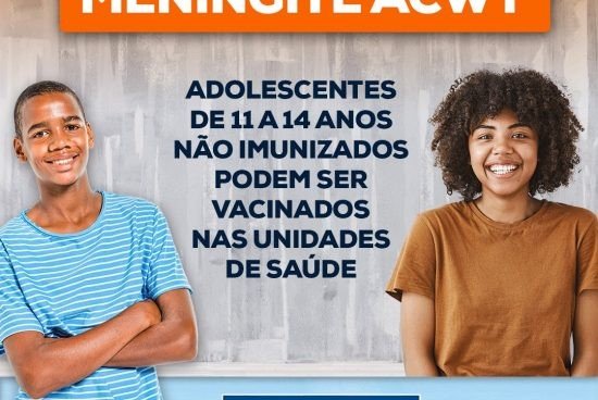 Vacinas contra Meningocócica C e Meningite ACWY estão disponíveis em todas as unidades de saúde de Alagoinhas