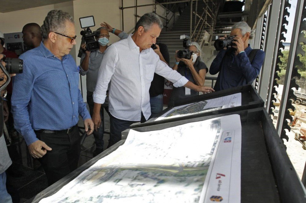 Viagem teste de novo trecho do metrô até Águas Claras/Cajazeiras foi realizada na manhã desta segunda-feira (26)