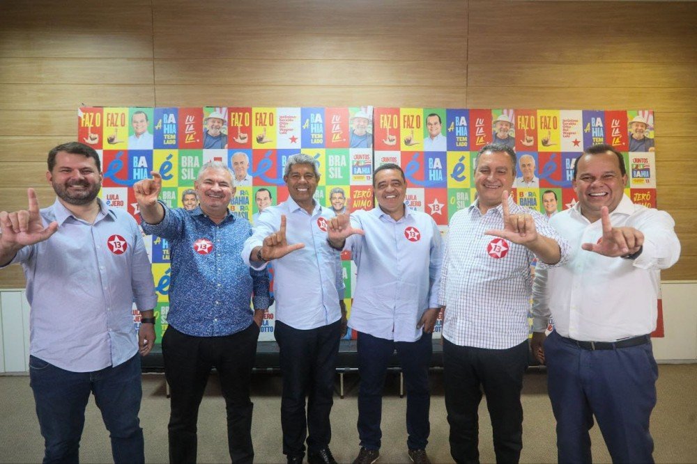 Vice-prefeito de Eunápolis Wanderson Barros (União Brasil) anuncia apoio a Jerônimo Rodrigues