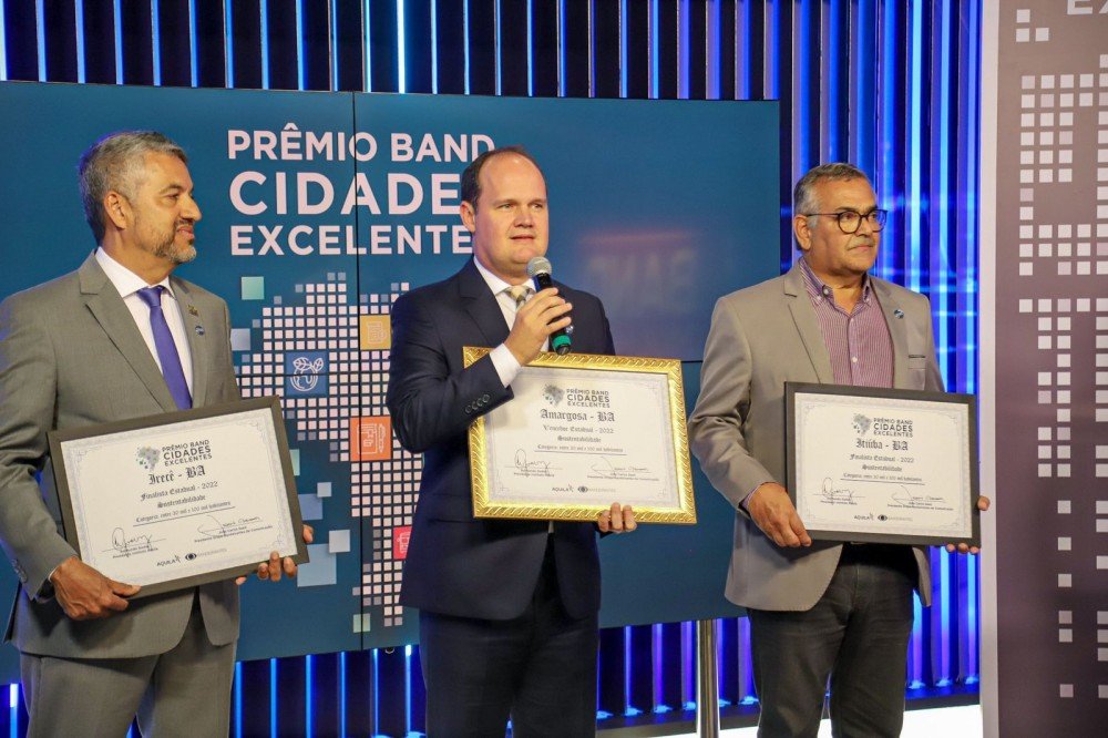 Prefeito de Amargosa, Júlio Pinheiro ganha prêmio de melhor gestão da Bahia pela 2ª vez consecutiva