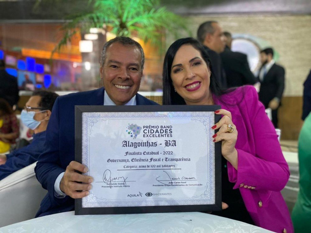 Alagoinhas conquista 3° lugar em prêmio que avalia gestão na Bahia
