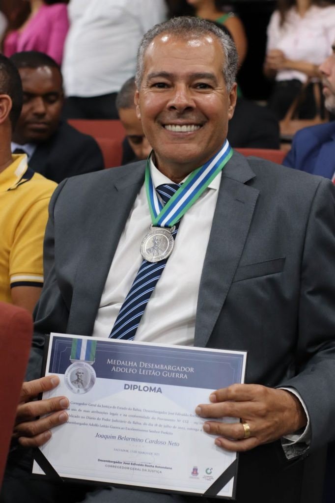 Prefeito Joaquim Neto recebe honraria no Tribunal de Justiça da Bahia