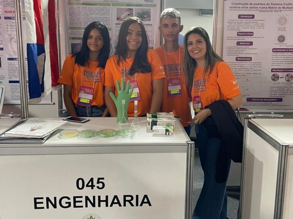 Estudantes da rede estadual representam a Bahia em eventos nacionais, em São Paulo