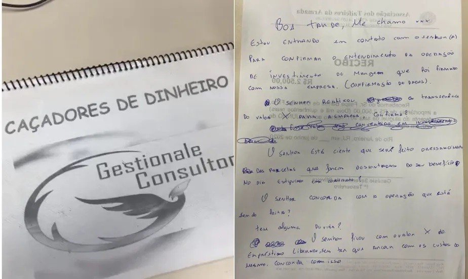 Presos por aplicar golpe do 0800, 'Caçadores de dinheiro' catalogavam vítimas e utilizavam roteiro de abordagem