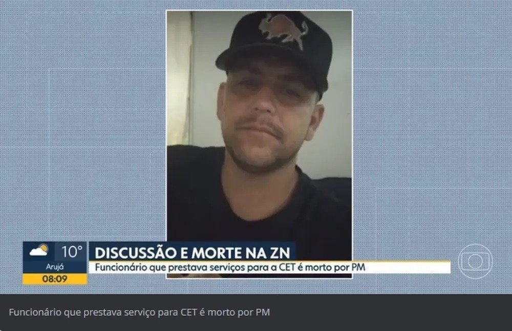 A Justiça de SP determinou a prisão preventiva de um policial militar que tirou a vida de um funcionário que prestava serviços para a CET