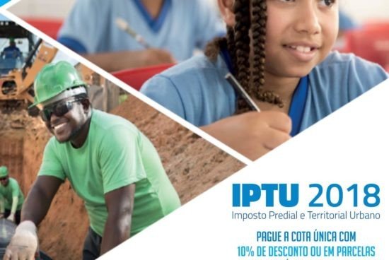 Prazo para pagamento da cota única do IPTU com 10% de desconto vai até a próxima sexta-feira (29)
