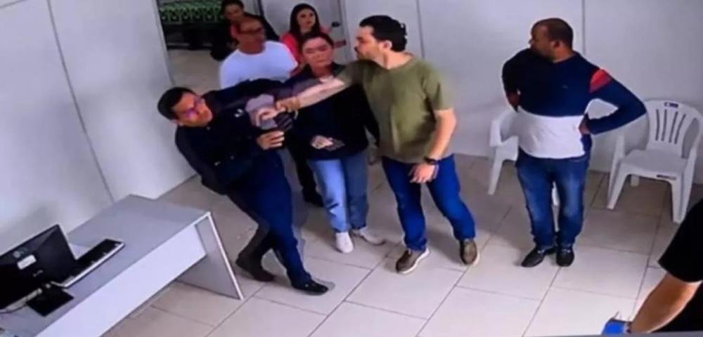 Em briga na sede do PL, marido de deputada Júlia Zanatta agride idosos