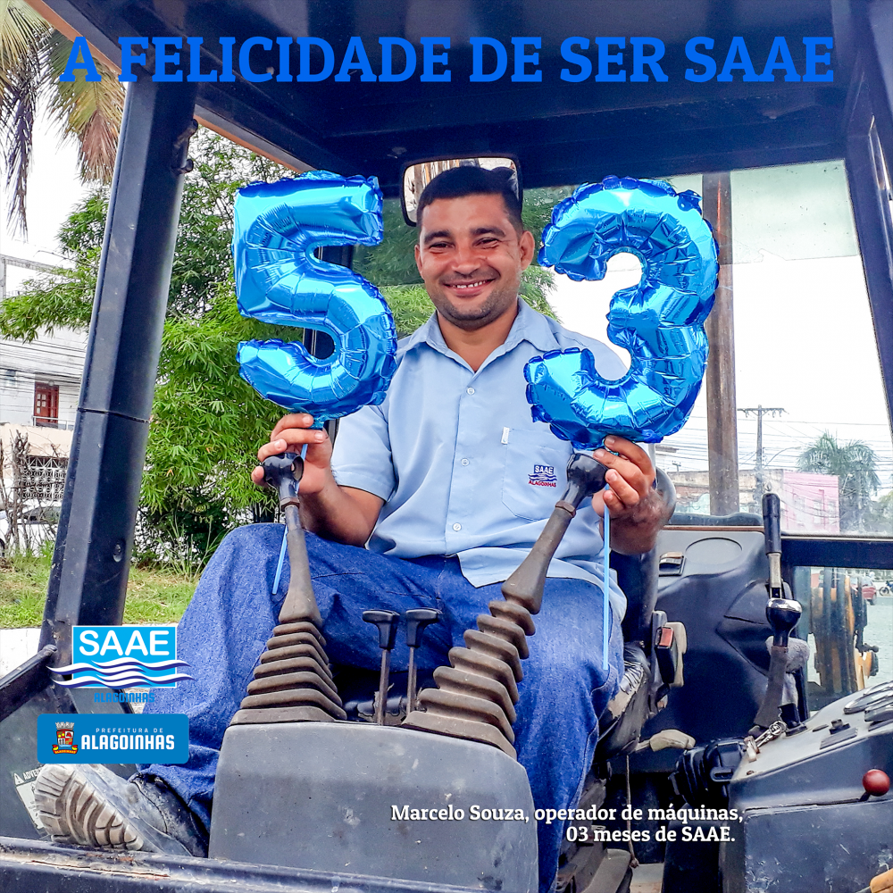 SAAE 53 anos: O difícil e belo trajeto do operador de máquinas