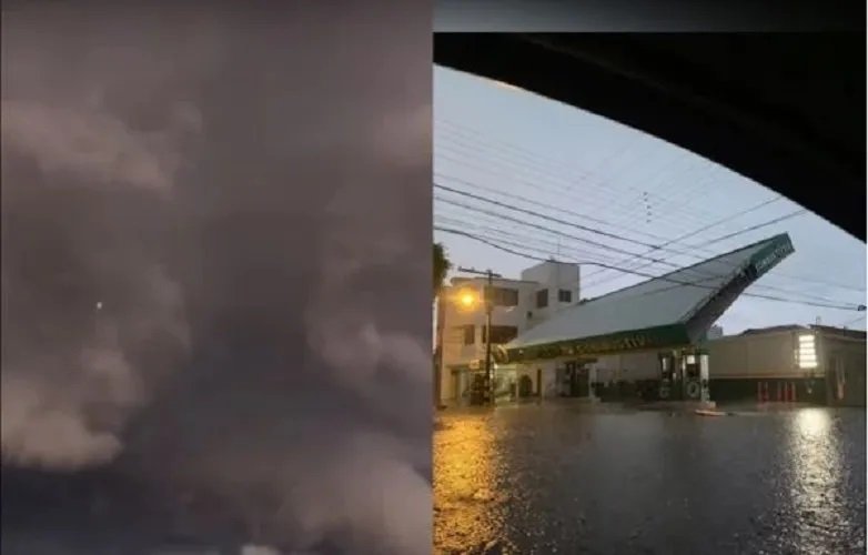 Município baiano fica destruído após chuva de granizo e ventos fortes