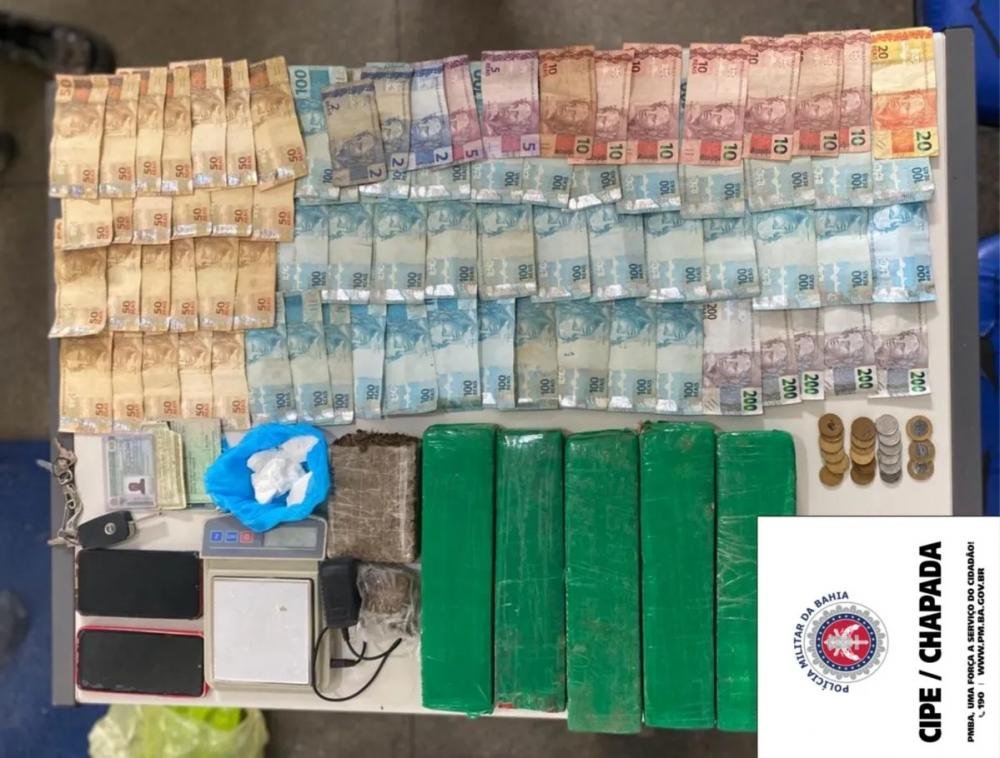 Na Bahia, Polícia apreende 16 kg de maconha