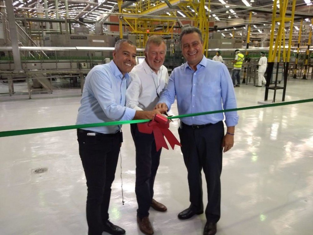 Joaquim Neto, emocionado, comemorou a vinda da Heineken