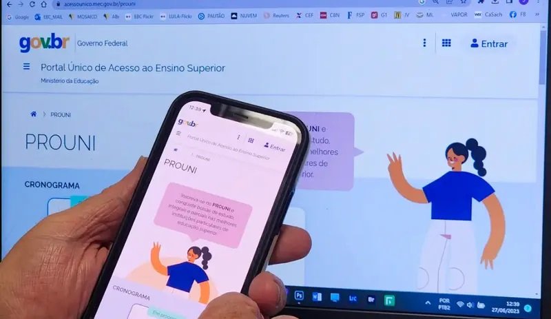 O prazo de inscrições para o Prouni foi estendido até sexta-feira, dia 2