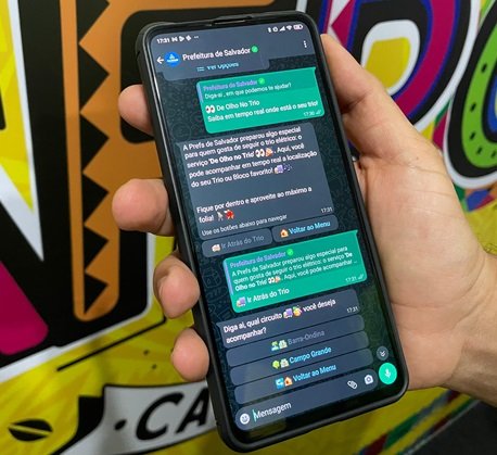 Carnaval - Prefeitura de Salvador oferece localização em tempo real dos trios via WhatsApp
