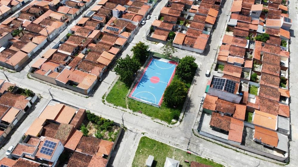 Em Alagoinhas, quadra do Conjunto Campo Belo é requalificada pela SECET