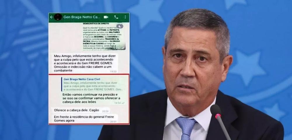 Ataques de Braga Netto a militares são 