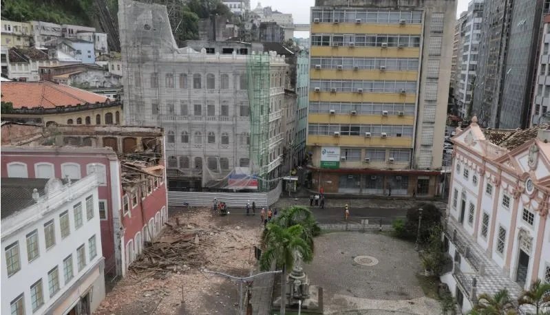 Desabamentos expõem má conservação dos casarões de Salvador