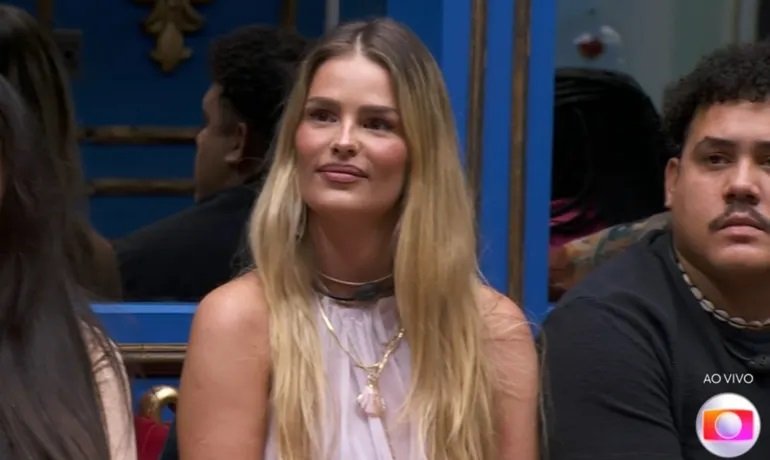 Yasmin Brunet é a 12ª eliminada do BBB 24. Foto: Reprodução/TV Globo